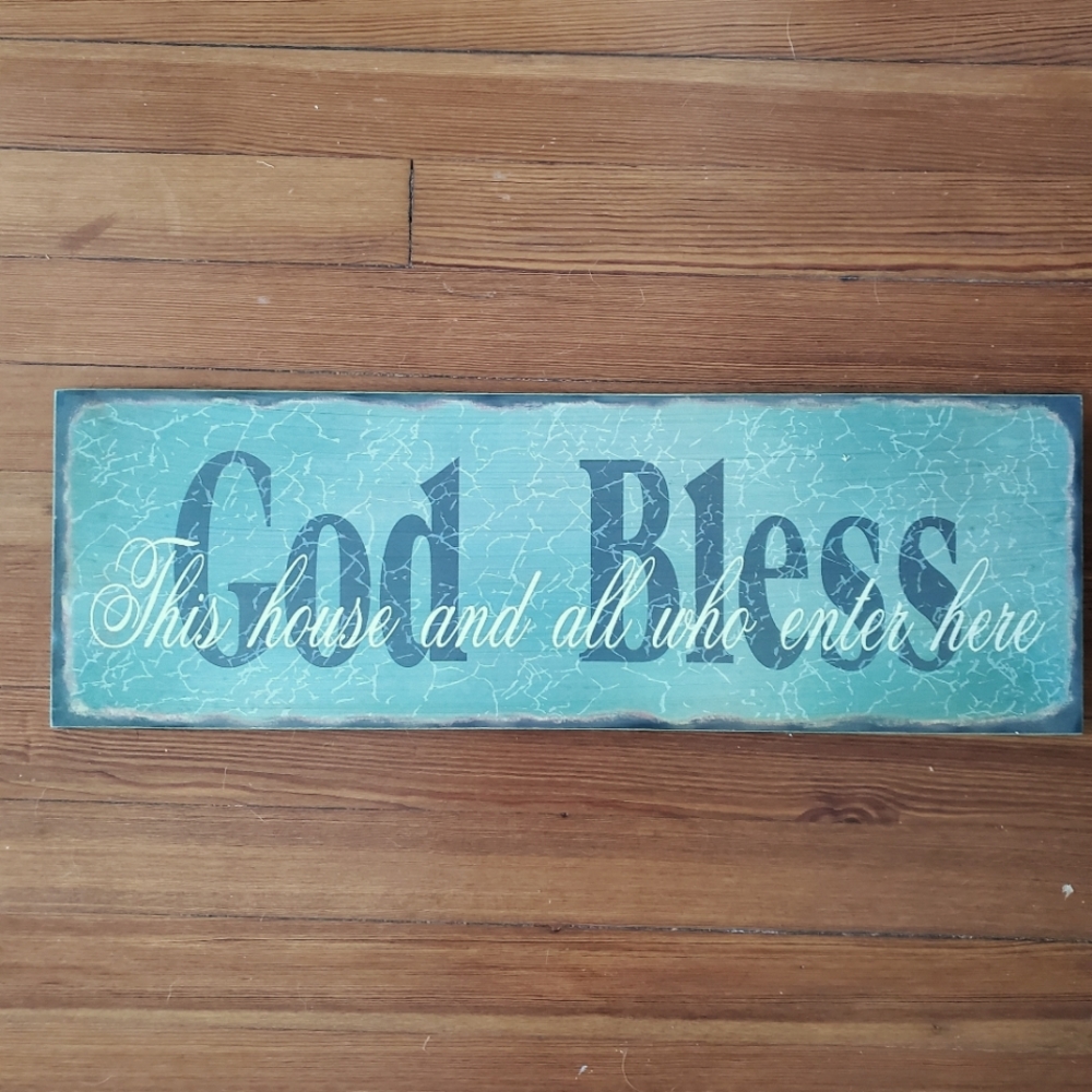 God bless this house sign